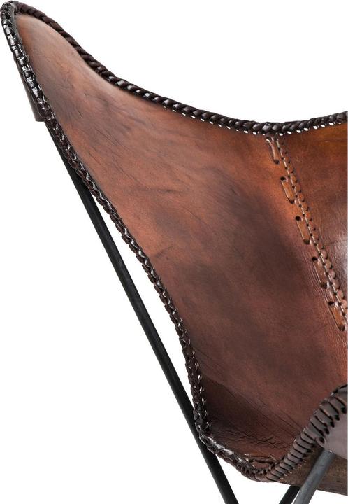 Image du produit Kare Design Fauteuil Butterfly Brown Eco