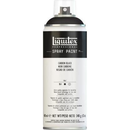 Thumbnail - Liquitex, Künstlerfarbe + Bastelfarbe, Spray Paint (Schwarz, 400 ml)