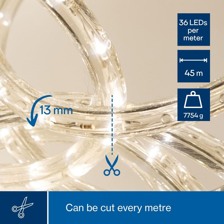 Produktbild Velleman LED-LICHTSCHLAUCH - 45 m - WARMWEIss (45 m)