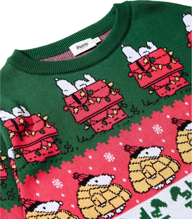 Produktbild Brava Fabrics Peanuts Xmas Cotton (L)