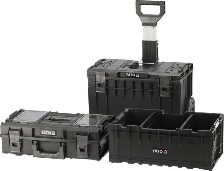 Productafbeelding Yato Werkplaatswagen Gereedschapskoffer Gereedschapswagen leeg Gereedschapskist Trolley (3 onderdelen)