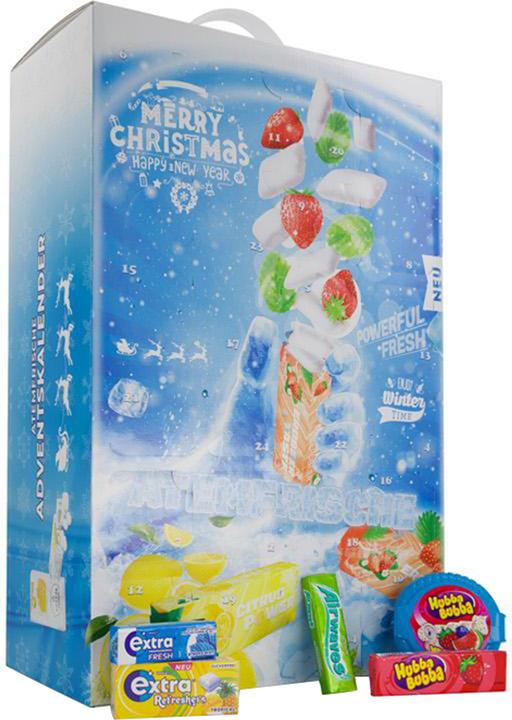 Geschenkidee Atemfrische Kaugummi Adventskalender 692g