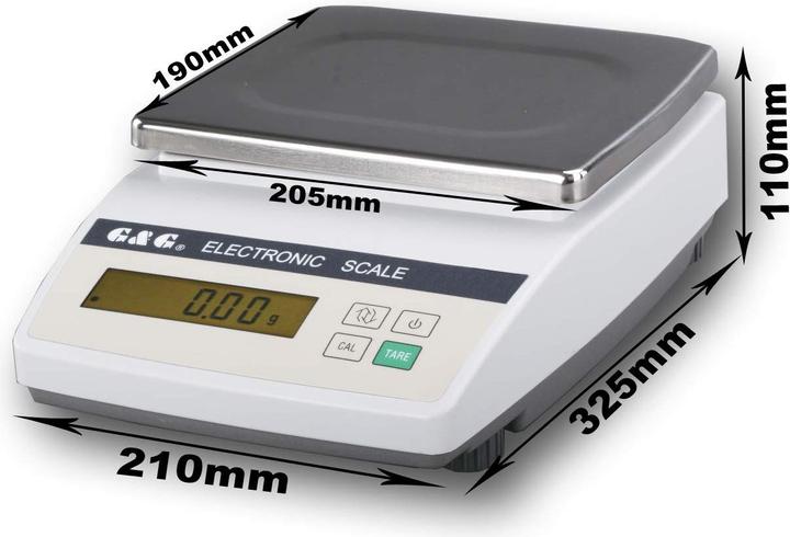 Actual product image G&G JJ5000A Laborwaage JJ-A Baureihe