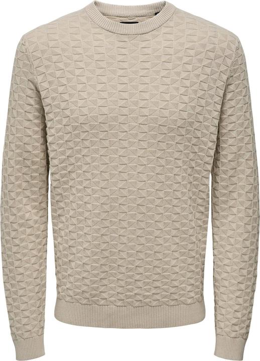 Actual product image Only & Sons Onskalle Reg 12 Struc Crew Knit Noos (XS)