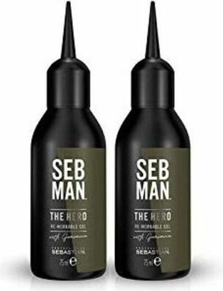 Image du produit Sebastian Le Hero Re-Workable Gel (Cire capillaire, 75 ml)