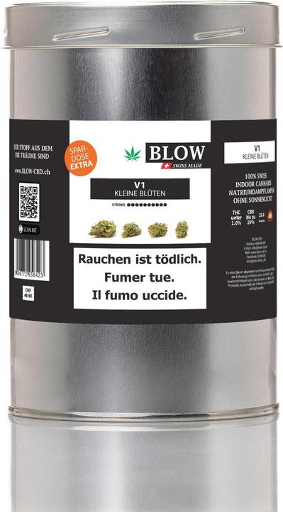 Blow CANNABIS kleine Blüten V1 25gr. (25 g, Indoor)