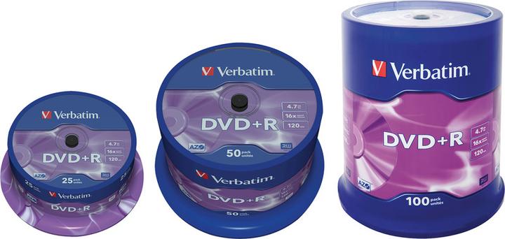 Immagine prodotto Verbatim Dvd+R (50 x)