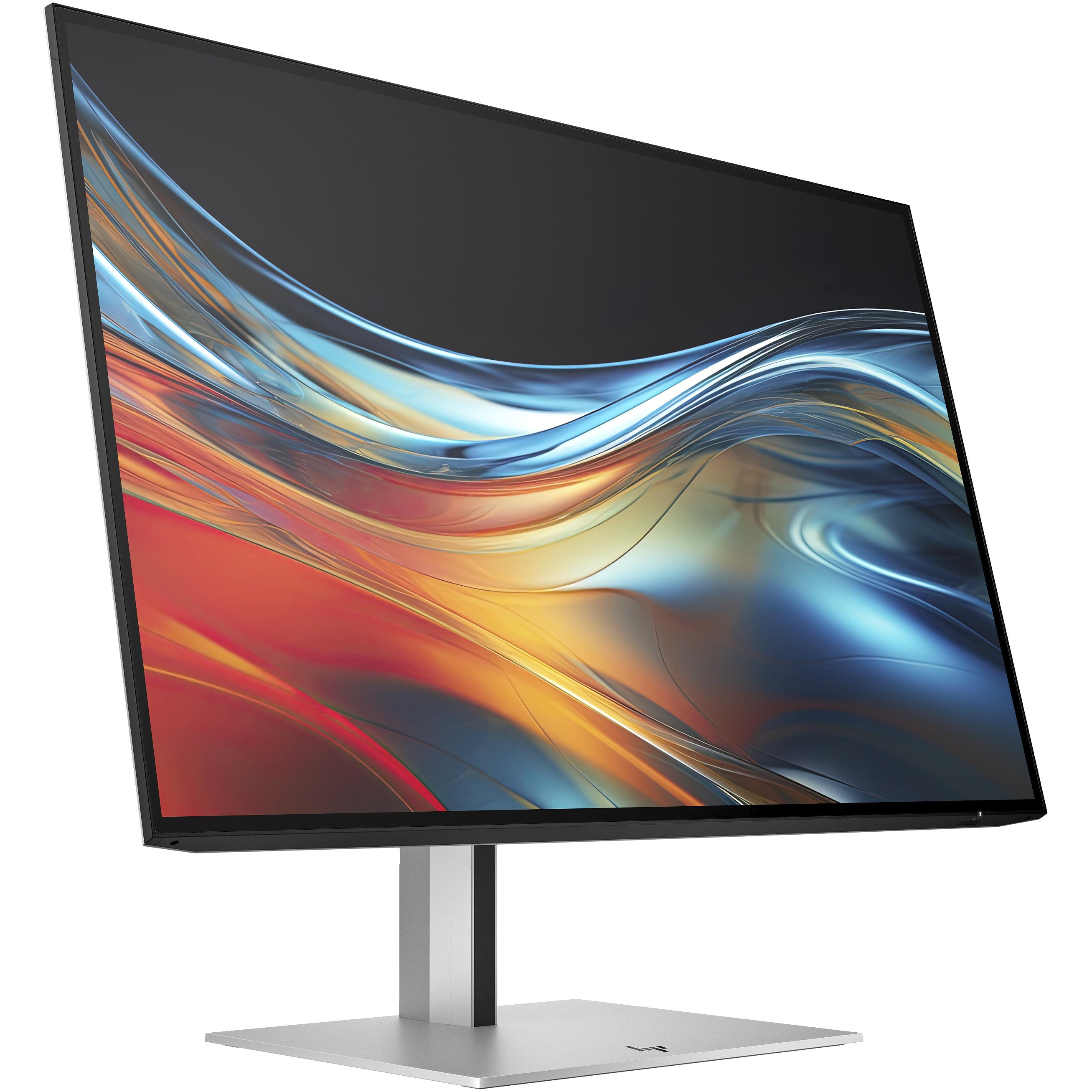 HP 724pn (1920 x 1200 Pixel, 24"), Monitor, Silber, Schwarz