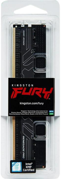 Image du produit Kingston FURY Renegade Pro (1 x 32GB, 6400 MHz, RAM DDR5, R-DIMM)