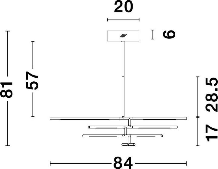 Productafbeelding Nova Luce Plafondlampen (3633 lm)