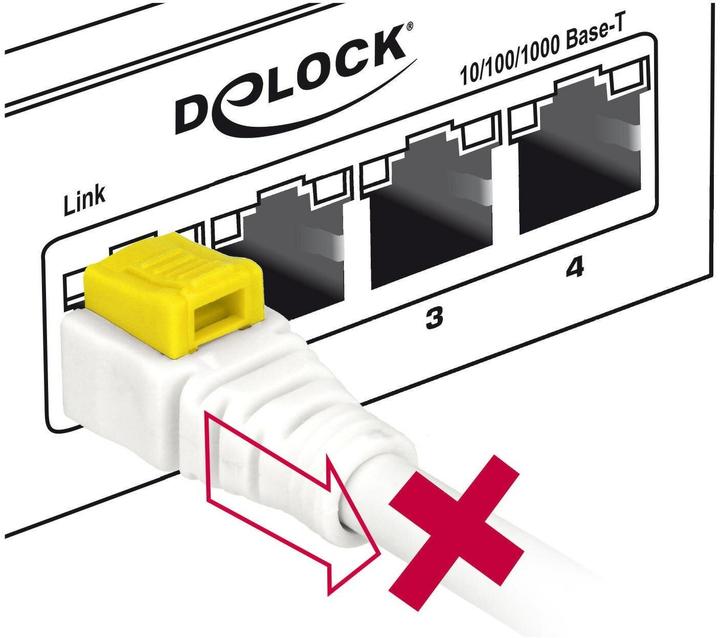Immagine prodotto Delock Cavo patch: S/STP, 5m, bianco (S/FTP, CAT6a, 5 m)