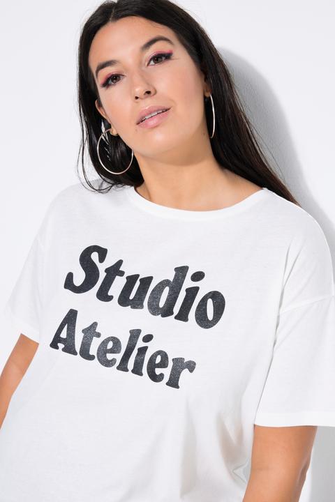 Produktbild Studio Untold T-Shirt, Glitter-Statement, Halbarm (54)