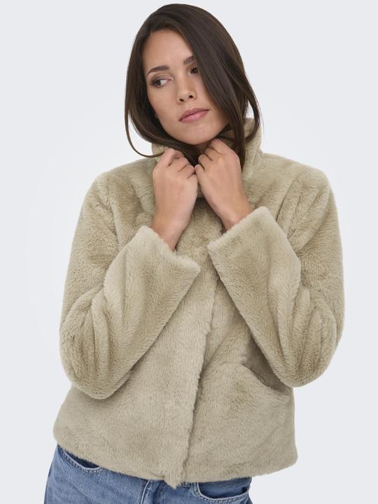 Actual product image Only High closed jacket Faux fur jacket (M)