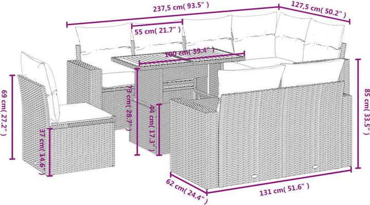 Produktbild vidaXL Jimena