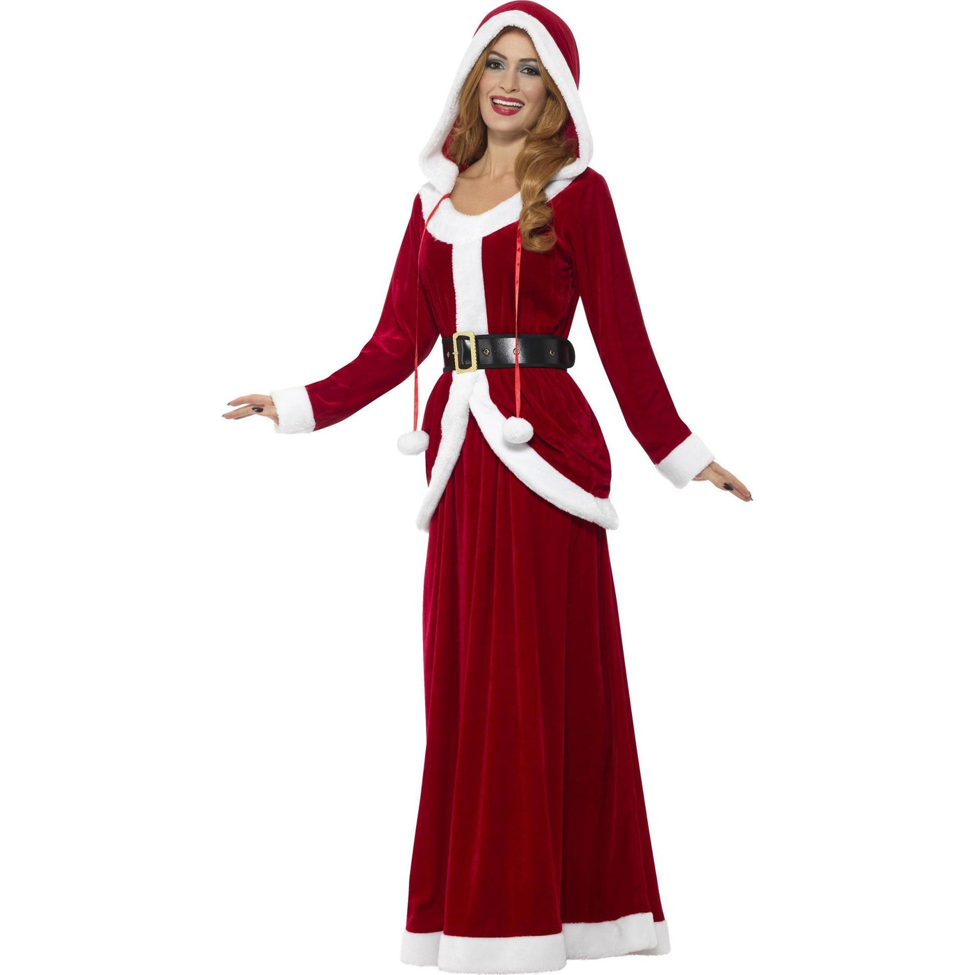 Smiffys Weihnachtsfrau - Deluxe Miss Santa Claus (36, 38)