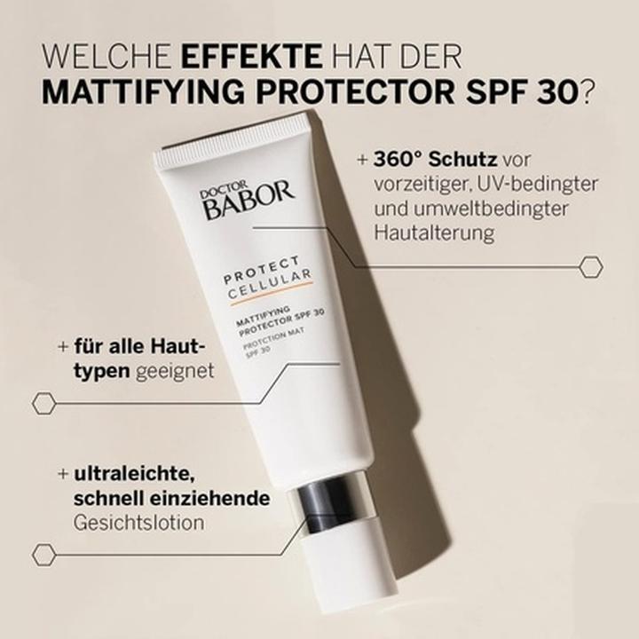 Actual product image Babor DOCTOR - Mattifying Protector SPF 30 (Suntan cream, SPF 30, 50 ml)
