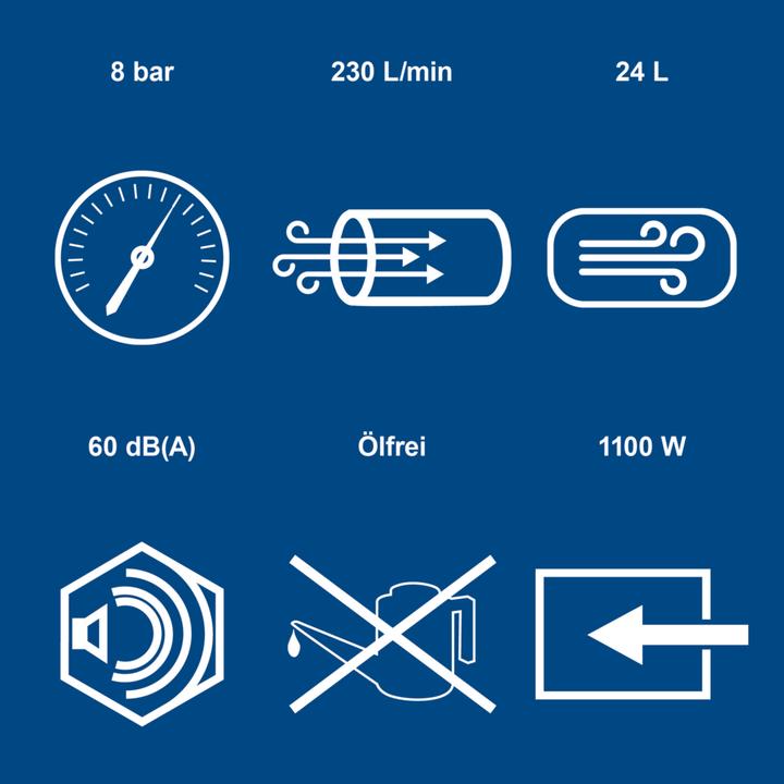 Produktbild Scheppach HC25si Kompressor (24 l, 8 Bar)