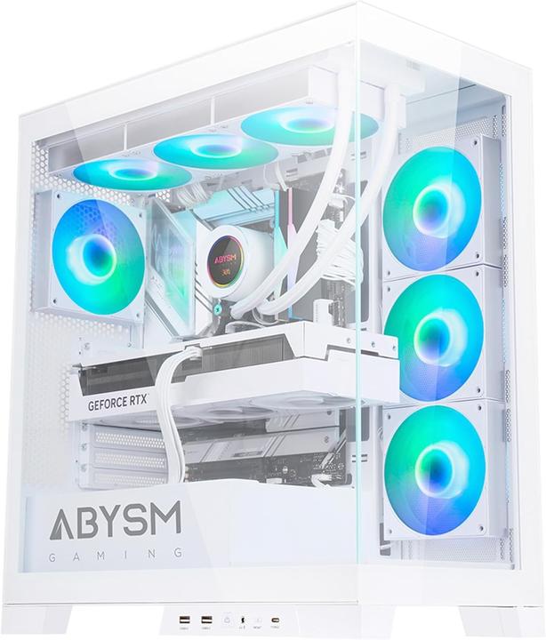 Produktbild Abysm Gaming Danube Sava H500 White (ATX, ITX, mATX)