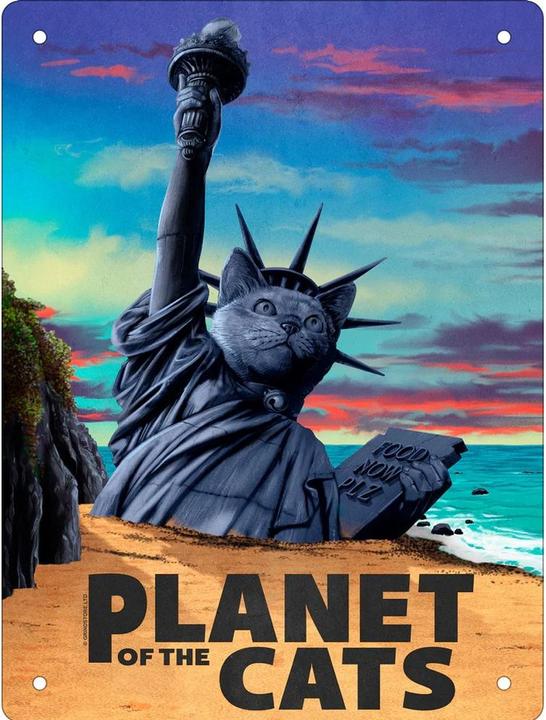 Image du produit Horror Cats - Plaque PLANET OF THE CATS