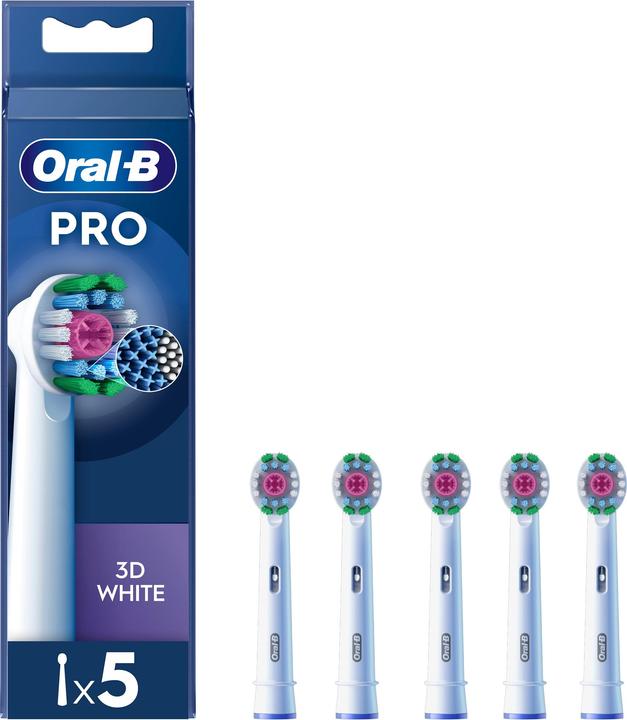 Actual product image Oral-B Pro 3D White Ersatzbürstenköpfe (5x)
