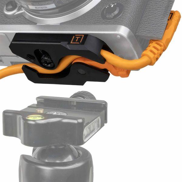 Actual product image Tether Tools LeverLock&Cable Kit Optima 10G gerade orange 4,6m (4.60 m, USB 3.2 Gen 2)