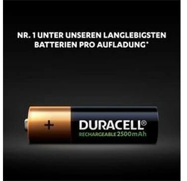 Actual product image Duracell Recharge Ultra (4 pcs., AA, 2500 mAh)