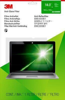 Actual product image 3M Anti-glare filter for 35.60cm (14") widescreen laptop (12.20", 16 : 9)