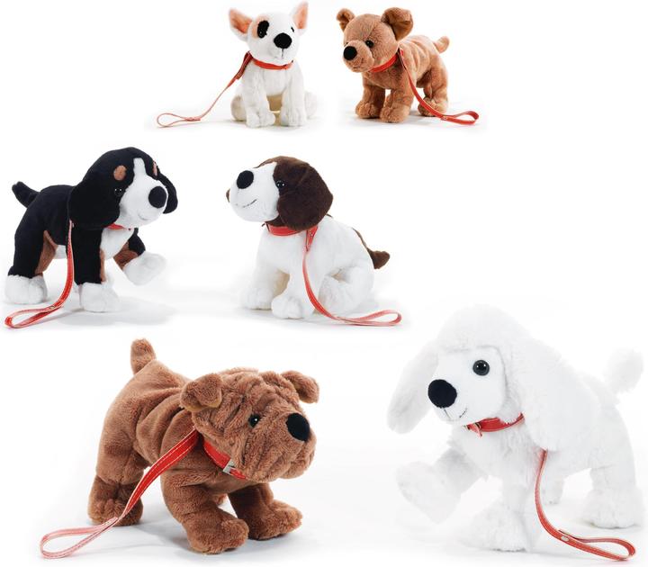 Plush & Company Peluche Cani Con Gunzaglio Kicki'S Friends - Lunghezza 21 cm.