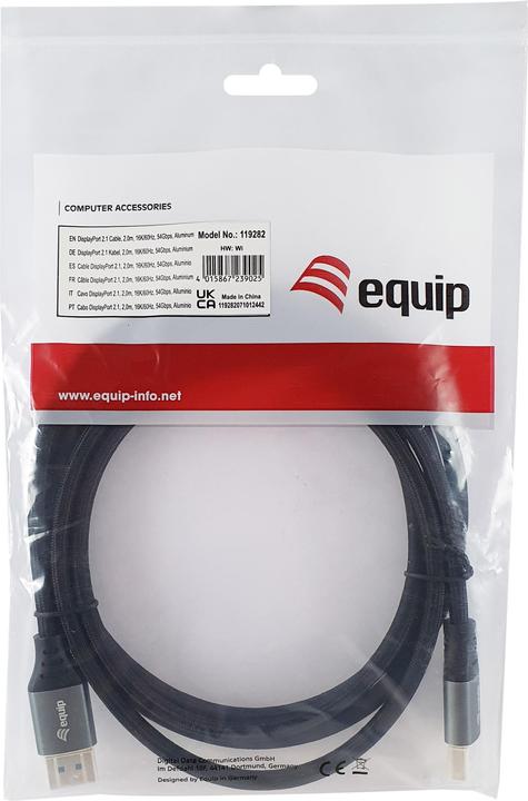 Actual product image equip DisplayPort — DisplayPort (2 m, DisplayPort, 2.1)