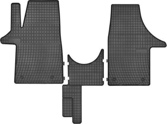 Actual product image Frogum Dywaniki samochodowe D0073 Gumowe 3szt. (1 set of 3 doormats)