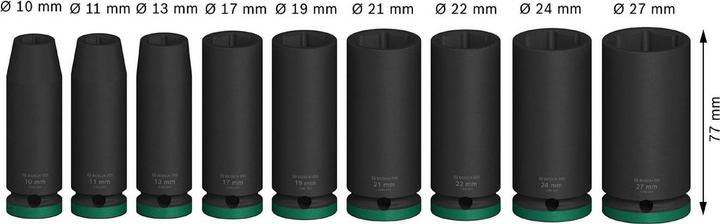 Immagine prodotto Bosch Professional Zubehör Impatto PRO (19 mm, 24 mm, 22 mm, 10 mm, 21 mm, 27 mm, 17 mm, 11 mm, 13 mm)