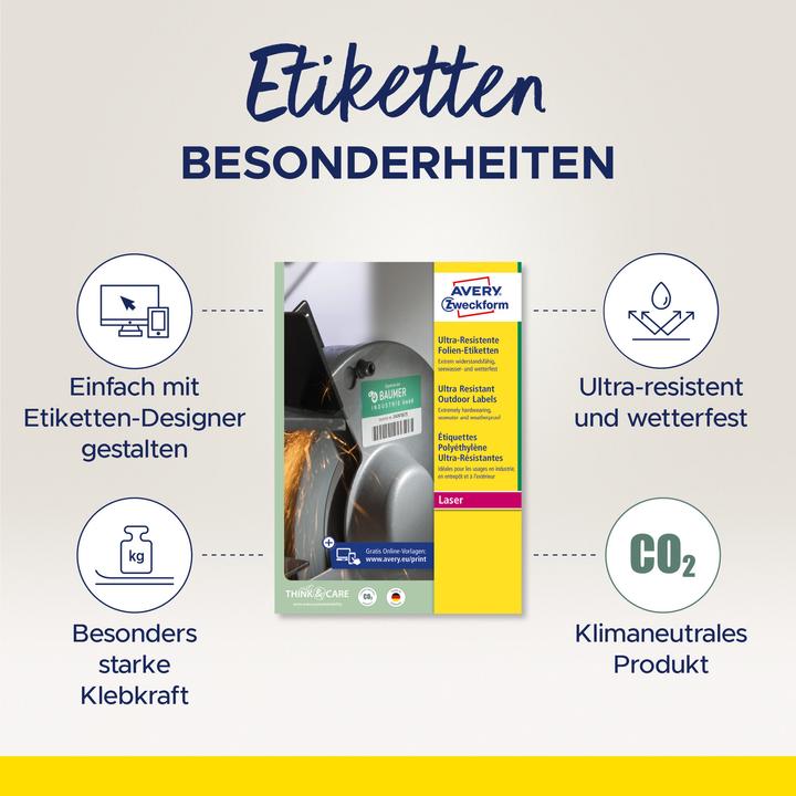 Immagine prodotto Avery Folien-Etiketten