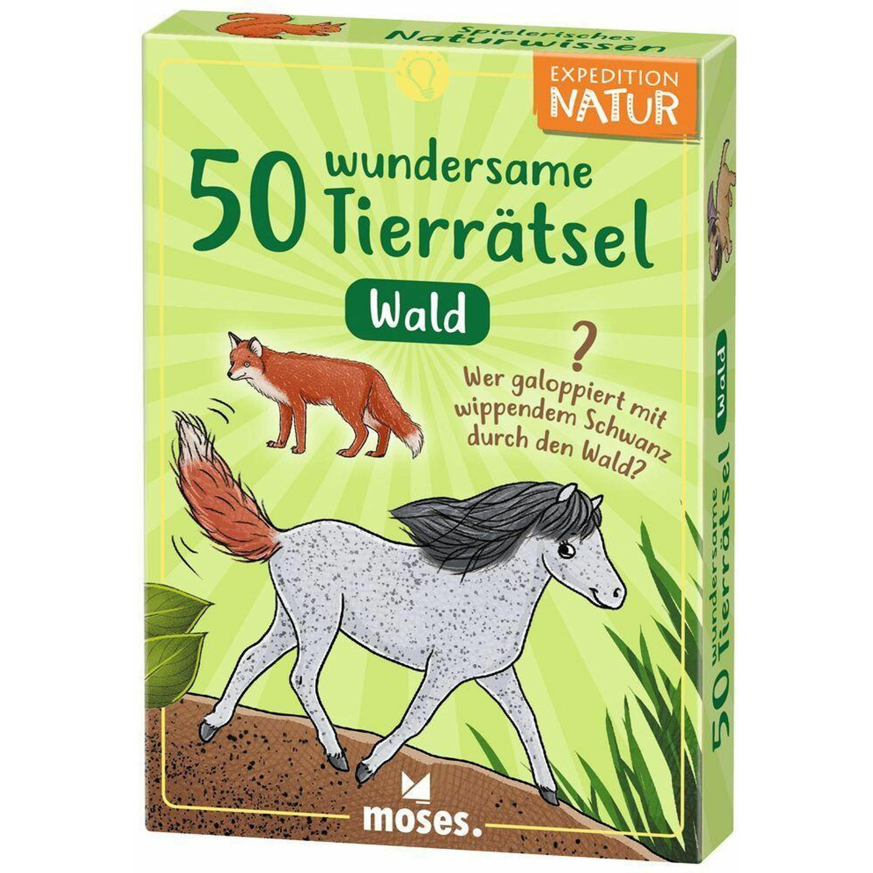 Moses Multicolore Expedition Nature 50 Puzzle Di Animali Della Foresta 7J (Tedesco)