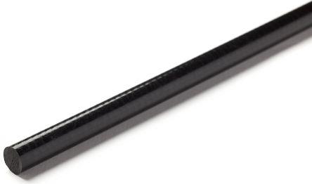 Produktbild RS PRO GFK-Rundstab, GFK Schwarz 1.35g/cm³, Ø 6mm