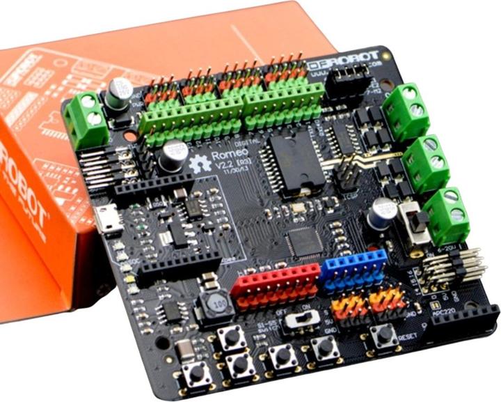 Actual product image DFRobot Romeo V2 Robot control board with motor driver