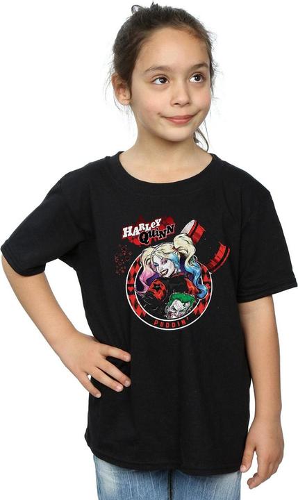 Immagine prodotto Harley Quinn Joker Patch Maglietta Ragazze (152, 158)