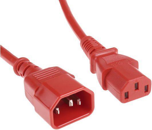 Actual product image RS PRO IEC C13 Socket to IEC C14 Plug Power Cord (5 m)