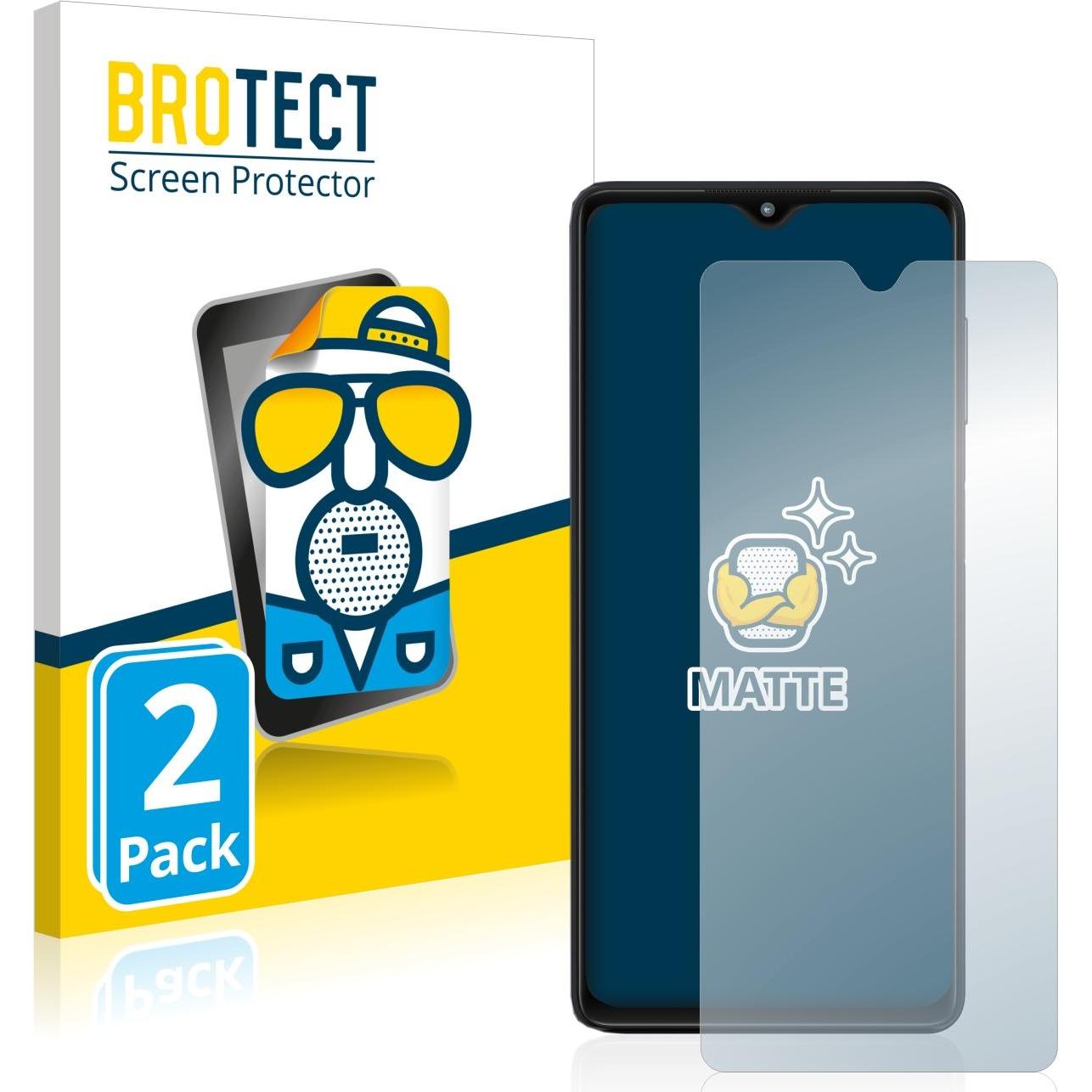 Thumbnail - BROTECT Entspiegelungs-Schutzfolie Displayschutz Matt (2 Stück, Samsung Galaxy M13 5G), Smartphone Schutzfolie, Grau