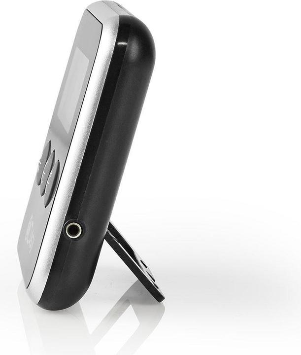 Immagine prodotto Nedis Termometro per carne 0-250 °C Display digitale Timer 80 mm Argento/Nero