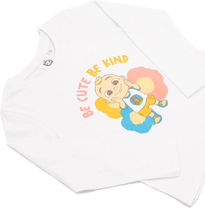 Immagine prodotto Cocomelon Be Cute Be Kind Maglietta Manica Lunga Ragazze (86)