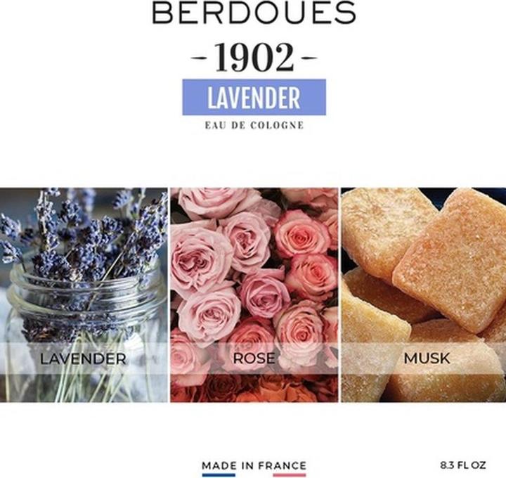 Actual product image Berdoues 1902 Lavender (Eau de cologne, 125 ml)