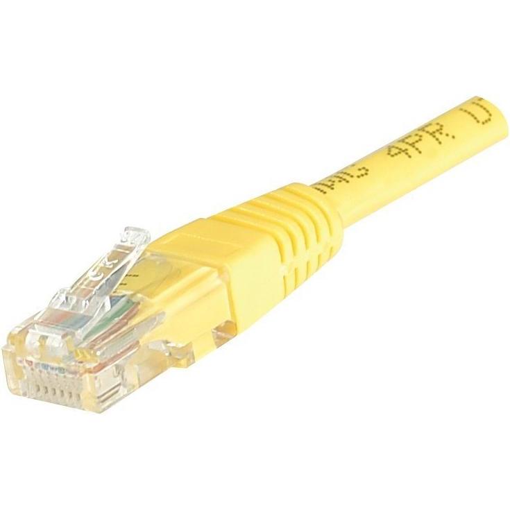 Thumbnail - Exertis Connect Patchkabel U/UTP, ungeschirmt, CAT.6, gelb, 0,15m (U/UTP, CAT6, 0.15 m), Netzwerkkabel