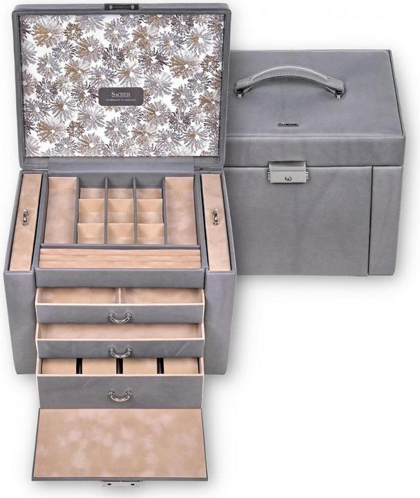 Produktbild Sacher 88.510.561643 - Schmuckkasten Marta fleur venice grau Leder