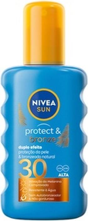 Actual product image NIVEA Protect and Bronze Spray (SPF 30, 200 ml)