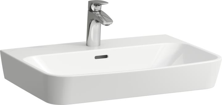 Laufen MODERNA R lavabo 62x46,5x16,5cm, sans trou pour robinet, blanc (465 mm, 620 mm)