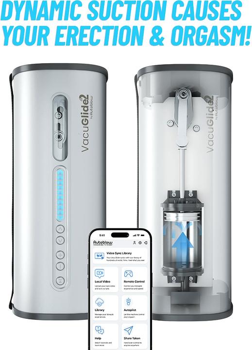 Actual product image Autoblow VacuGlide 2