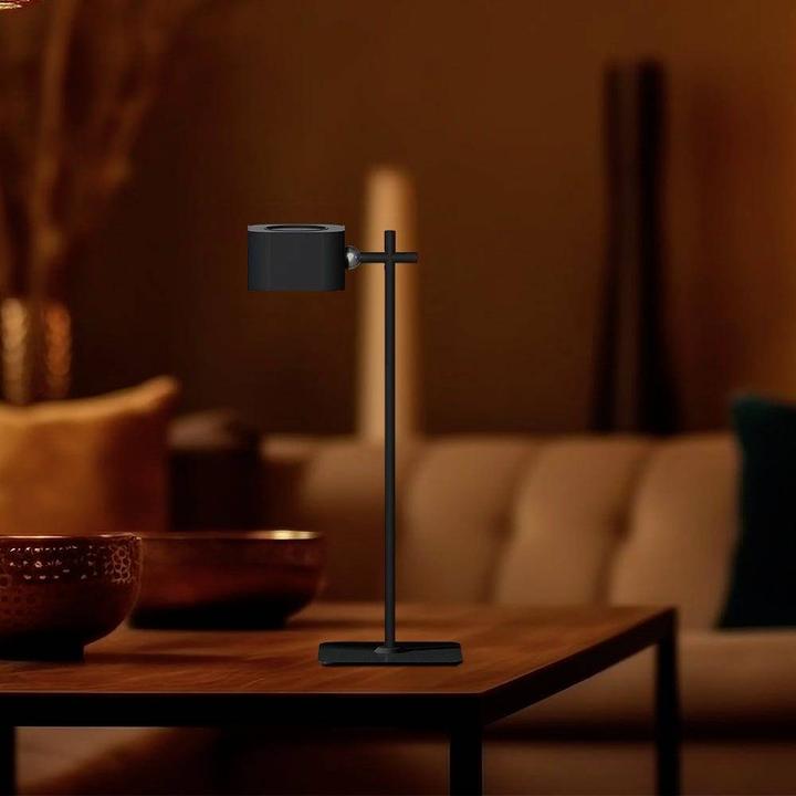 Image du produit V-TAC VT-10115-B 23411 Lampe de bureau à LED rechargeable 3 W noire (300 lm)