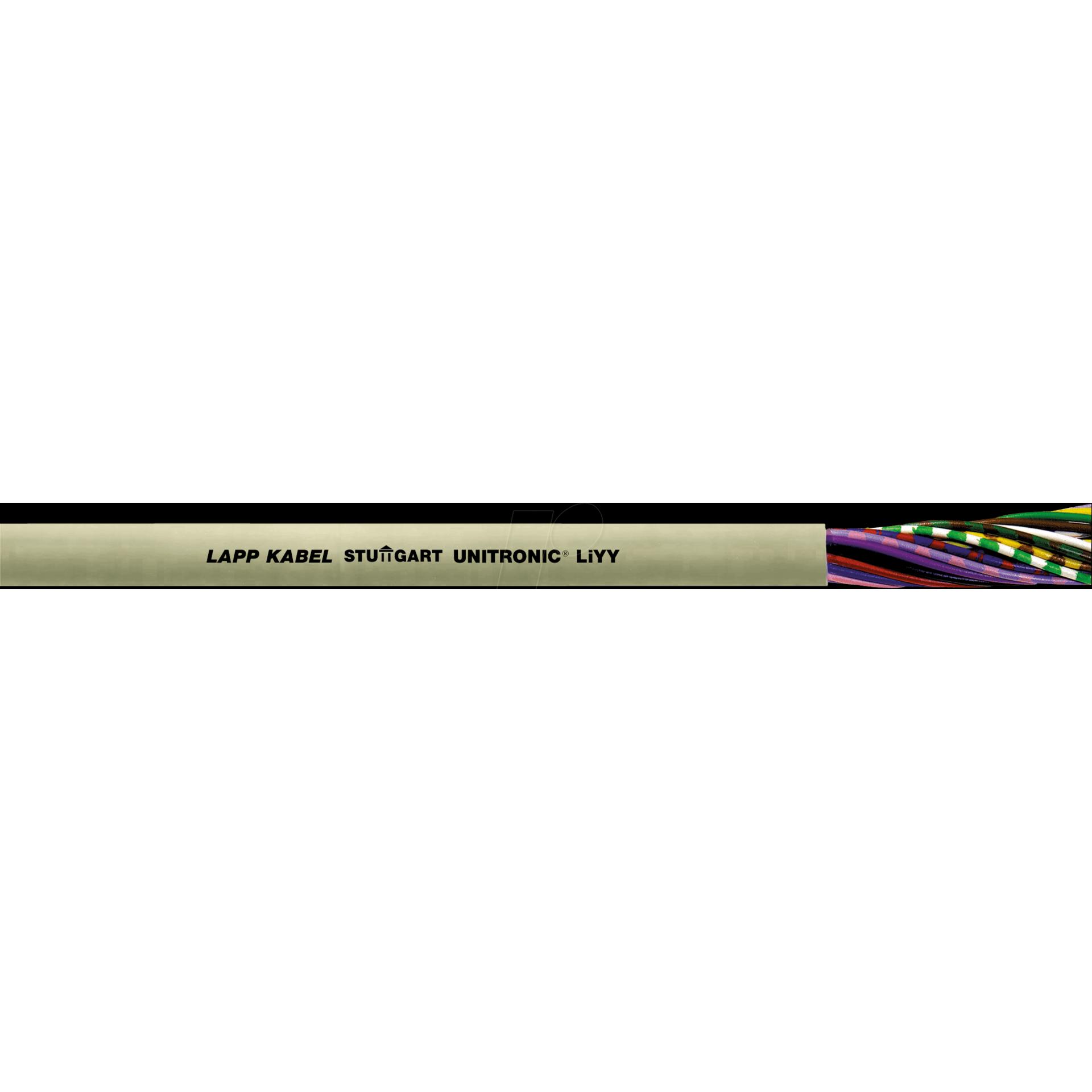Lapp, Kabelleitung, Steuerkabel 2 x 0.25 mm² ungeschirmt Kupferlitze blank grau (300 m)