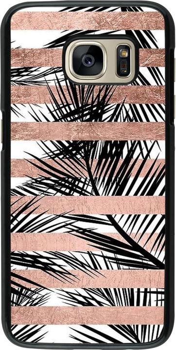 Produktbild PhoneLook Hülle Palm trees gold stripes (Samsung Galaxy S7)
