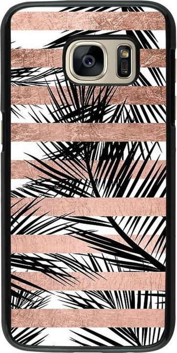 Image du produit PhoneLook Coque Palm trees gold stripes (Samsung Galaxy S7)